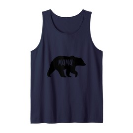 Mama Bear Gift for Mom and Womens Cute Tank Top