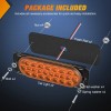 Nilight 5.5 Inch Aluminum Housing Tail Light 2 PCS 24