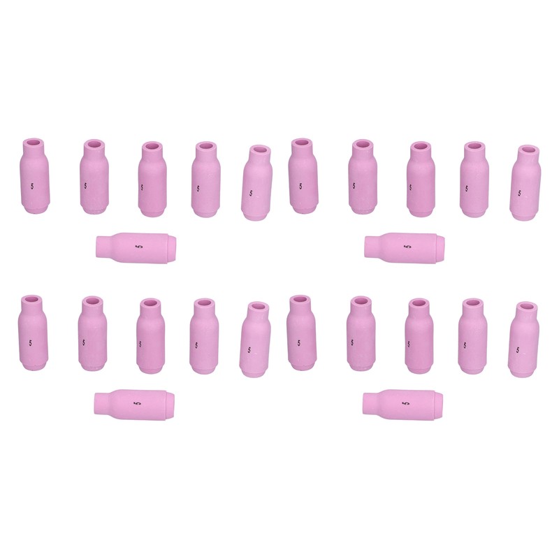 20Pcs TIG Alumina Nozzles Ceramic Cup Gas Lens Shield Consumables