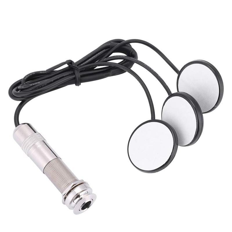 Mxtech Guitar Pickup Piezo Converter with 3 Converters Pickup Piezo