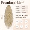 Sidaila 18" Curly Hair Extensions Ponytail Claw Clip in Hair