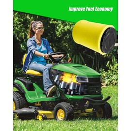 ULZOZN Tune Up Service Kit Fit for John Deere d100 d105 d110 e100 la115 s100 Briggs and Stratton 31G777 31P677 31R977, Maintenance kit Replace miu13038 797704 am125424 m78543 am116304