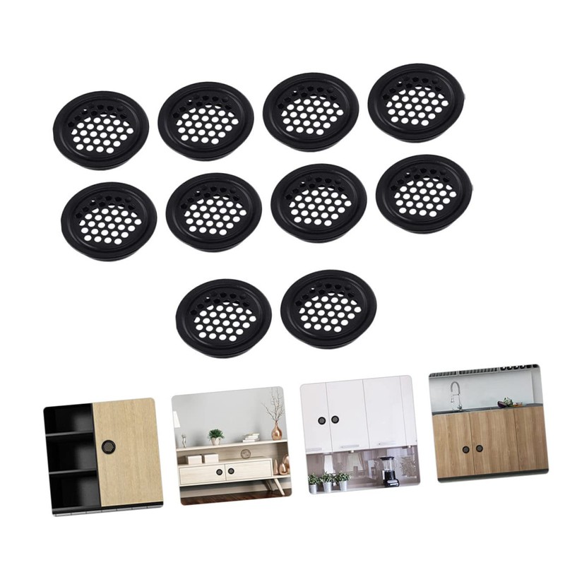 jojofuny 30pcs Vent Cover Breathable Mesh for Cabinets and Desks