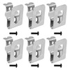 6 Pack Belt Clips, Stainless Steel Belt Hook Clip, Drill