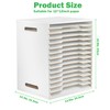 16" x 13" Wooden Scrapbook Paper Organizer - 15 Tier