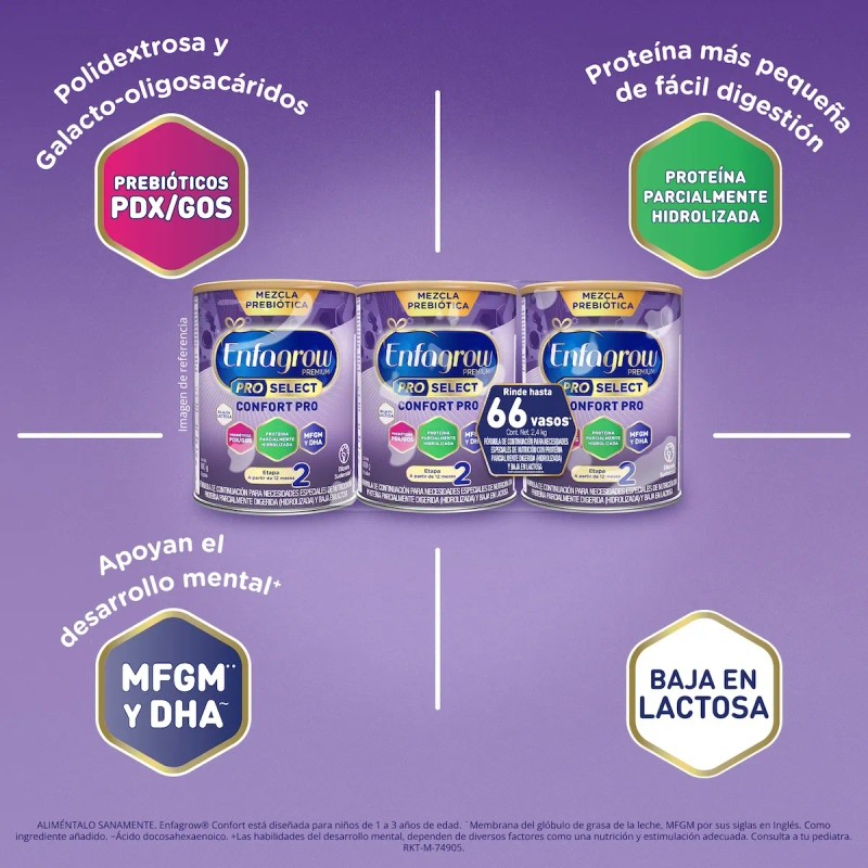 Fórmula Infantil Enfagrow Confort 2 a partir de 12 Meses