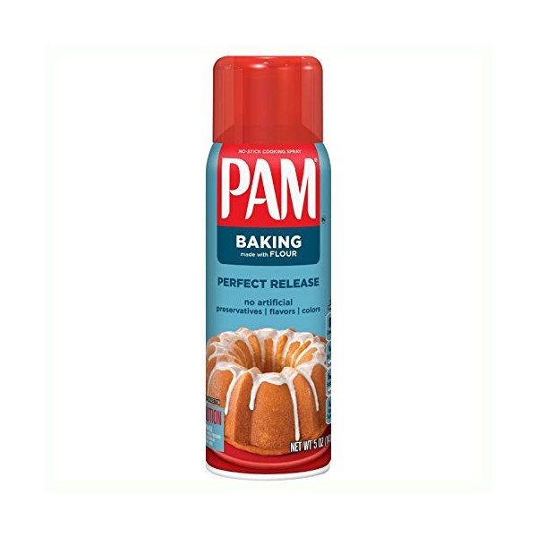 PAM Baking Cooking Spray 5 oz (Pack of 3)