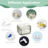 ACWOO Denture Box with Strainer, Portable Container for False Teeth,