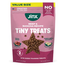 Jinx Dog Training Treats, Bite-Sized Training Treats for Dogs, Beef, 4oz