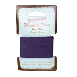 Nortexx Iron On Repair Tape, Purple, 35mm x 100cm