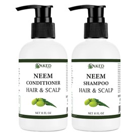 Zatural Neem Scalp Shampoo (8oz Shampoo & Conditioner Kit)