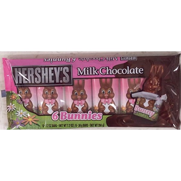 Hershey's Easter Milk Chocolate Bunnies, 6ct