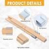 4 Pack Wooden Drawer Slides Bottom Mount Classic Center Guide