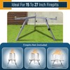 FEBTECH Adjustable Carbon Steel Fire Pit Stand - Recommended for