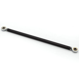 150mm CNC Motorcycle Shift Rod Linkage Tie Rod Ends Adjustable Position Rearsets Universal Black