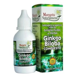 Ginkgo Biloba Compuesto Extracto 50 Ml Margarita Nat