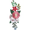 Wrights Simplicity Elegant Expression Iron-On Applique, Large Flower W/Sequins