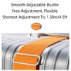 Luggage Straps for Suitcases, Adjustable Suitcase Belt Elastic Backpack Straps