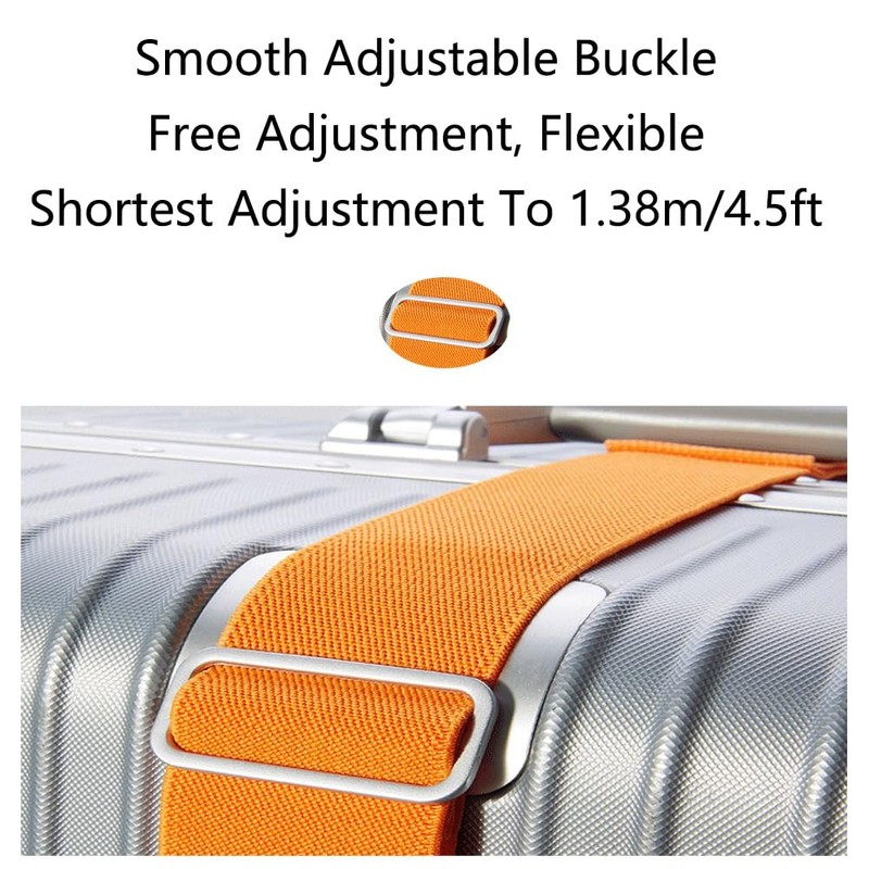 Luggage Straps for Suitcases, Adjustable Suitcase Belt Elastic Backpack Straps