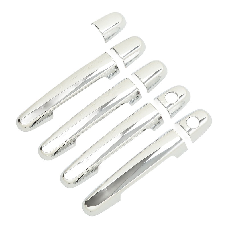 8 Pcs Car Exterior Door Handle Cover ABS Chrome Door