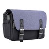 DSLR Camera Shoulder Bag Portable Case for Canon Nikon Sony(blue)