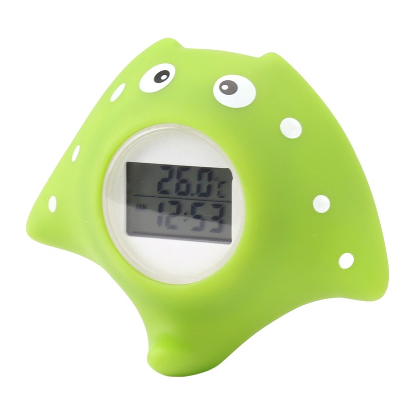 Baby Bath Thermometer Alarm LCD Display Fish Shaped Waterproof 0‑60