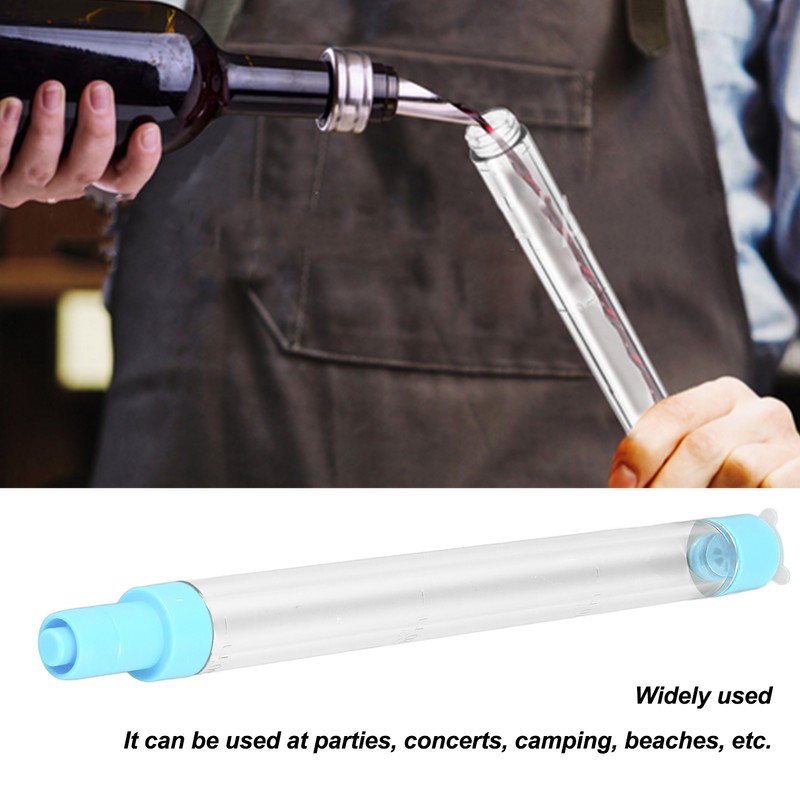 Shot Straw Leakproof Plastic Silicone Shot Straw Tube Reusable Portable