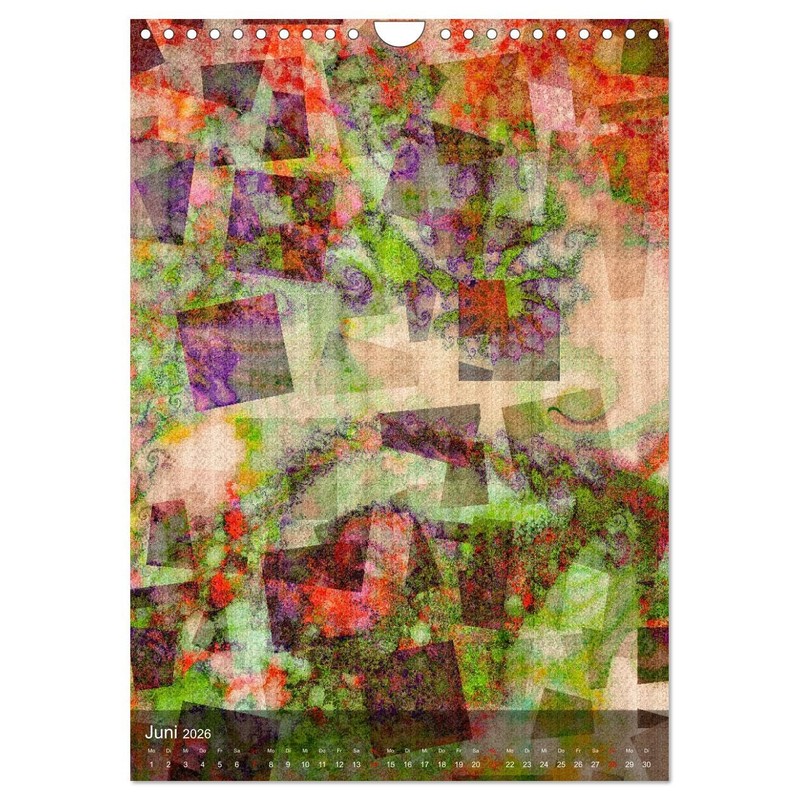 The Abstract Year (Wall Calendar 2026 DIN A4 High), CALVENDO