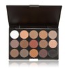 Eyeshadow Palette 15 Colours Vanity Case with Make-Up - Colourful