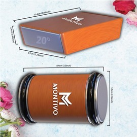 MONTIVO Rolling Knife Sharpener Tool, Knife Sharpening with Diamonds and Ceramic for Steel of Any Hardness, Kitchen Knife Sharpener Kit with 15° & 20° Magnetic Angle Base for Kitchen Knives