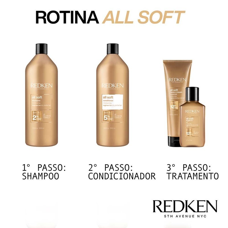 Redken - All Soft Shampoo 1000 ml