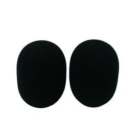 GONKISS Dynamic Microphone Microphone Sponge Medium Microphone Windshield 2 Pcs Black