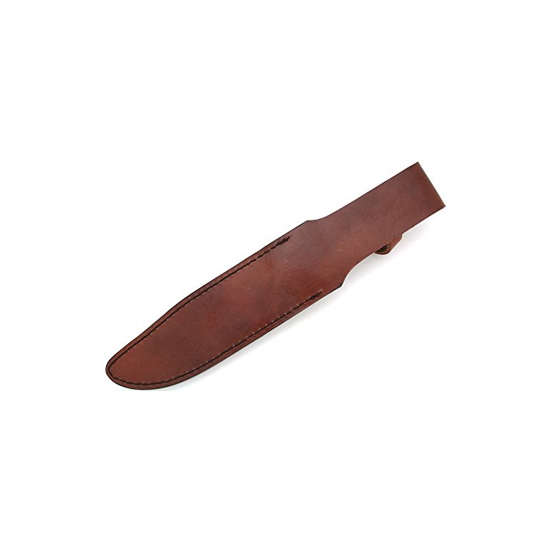 Snake Eye Tactical Full Size KA-BAR Style Genuine Leather Sheath