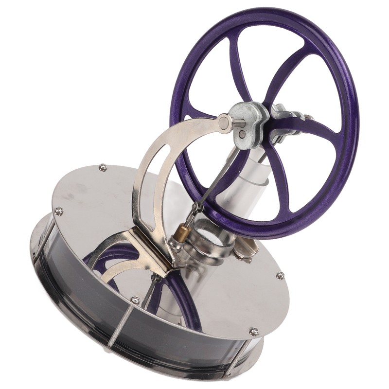 Low Temperature Stirling Engine Model Stainless Steel Base Anti Rust