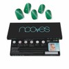 Nooves Cat Eye Green Gel Nail Wraps (Pack of 20)