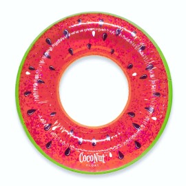 CocoNut Outdoor Juicy Watermelon Glitter - 42" x 42" – Inflatable Pool Float