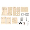 Wooden Hydraulic Excavator DIY Manual Detachable Educational Stimulation Hydraulic Excavator