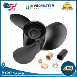PROPELTECH 13 x 19P for Mercury 48-77346A45 40 60 75 90 115 125 HP 140HP Aluminum Propeller