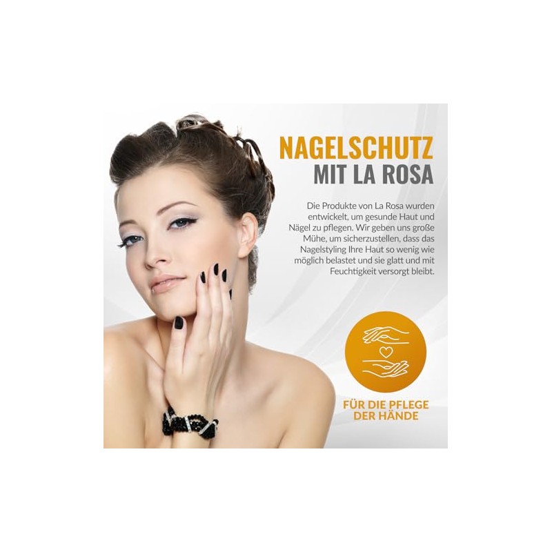 LaRosa ACETON Nagellackentferner in Pumpflasche 190ml Entferner f√ºr Nagellack, Nail