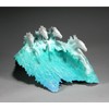 Surf Horses Sculpture from John Perry Airbrushed Blue Wave 14in