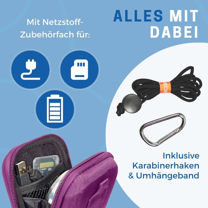 Pedea Case with Screen Protection Film for Casio Exilim EX-H30/EX-TR150