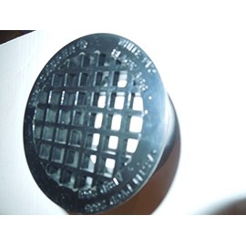 Oatey 4" All ABS Black Snap in Drain