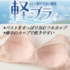 Gunze EB1229H Women's Wireless Bra, Lightweight Bra, Full Cup, New