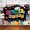InMemory Game Night Backdrop for Photography Board Games Party Decoration