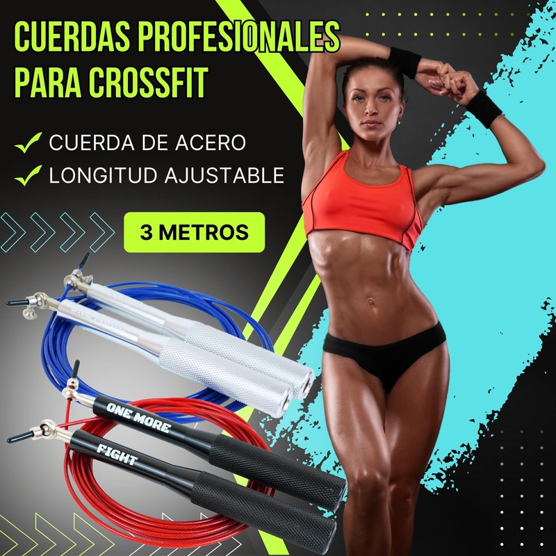 ZEDEGRAN: Professional Aluminum Crossfit Skipping Rope + Storage Bag, Suitable