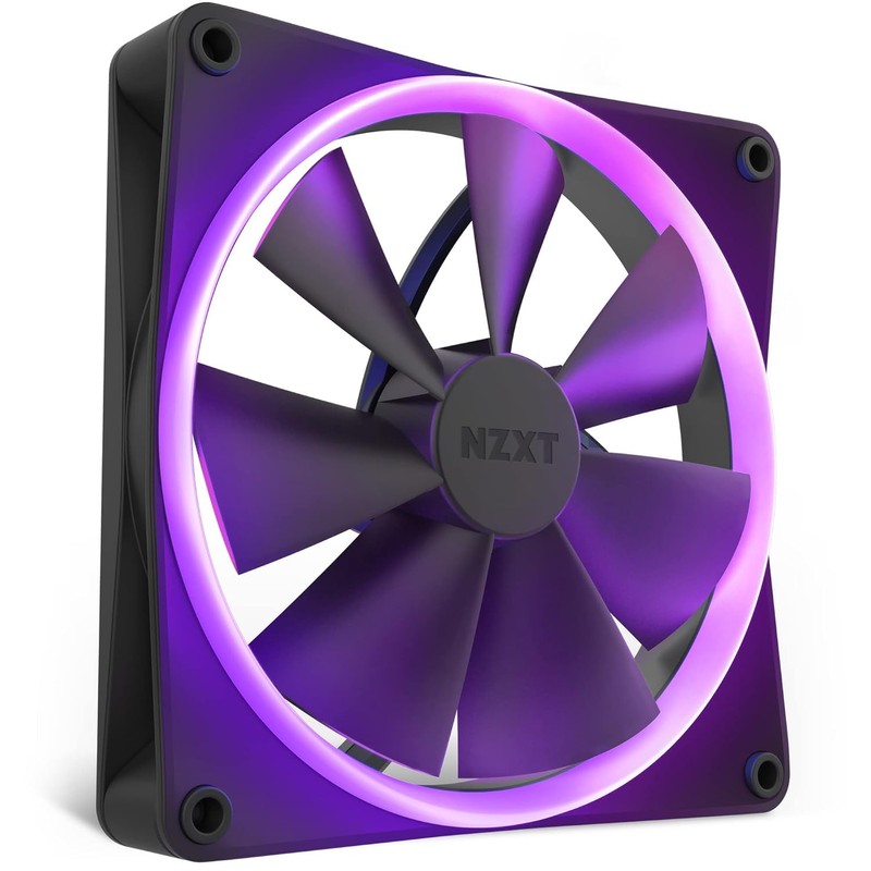 NZXT F140 RGB Fans - RF-R14DF-B1 - Advanced RGB Lighting