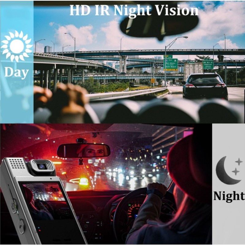 Body Cam 1080P HD 180 Degree Rotation WIFI Hotspot Motion