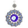 Turkey Blue Evil Eye Ornament, Blue Eyes Pearl Fatima Hand