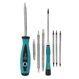 Screwdriver Set, 10 Pieces Magnetic Cross Star Screwdriver Made of Chrome Vanadium Steel for Household Appliances, Small and Medium Mechanical Maintenance