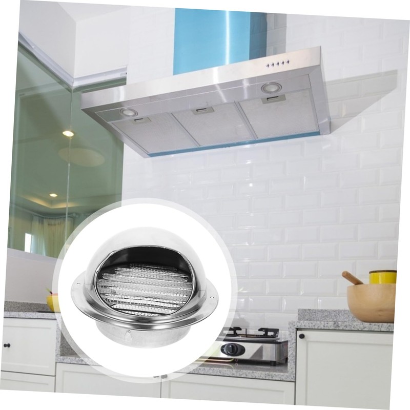 Operitacx Stainless Steel Outdoor Dryer Vent Cover Wall Mount Soffit